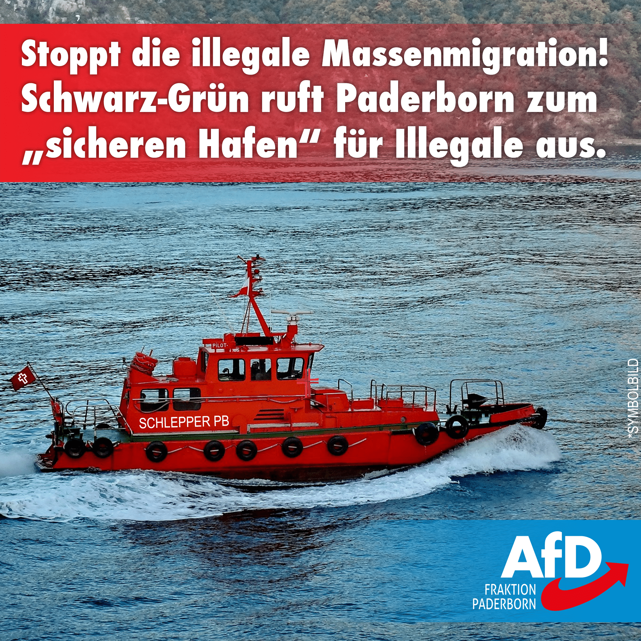 Du betrachtest gerade Stoppt die illegale Massenmigration! Schwarz-Grün ruft Paderborn zum ,,sicheren Hafen“ für Illegale aus.