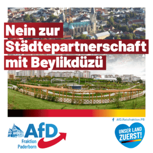 Mehr über den Artikel erfahren Nein zur Städtepartnerschaft mit Beylikdüzü
