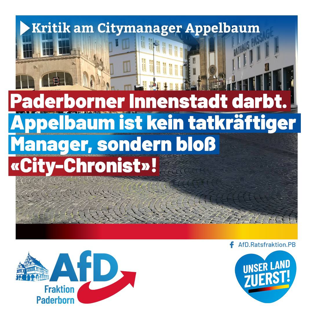 Du betrachtest gerade City-Manager versagt: Paderborner Innenstadt darbt