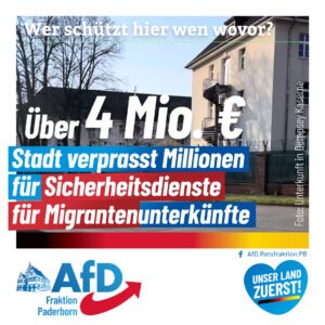 Mehr über den Artikel erfahren Kosten für Sicherheitsdienste für Migranten