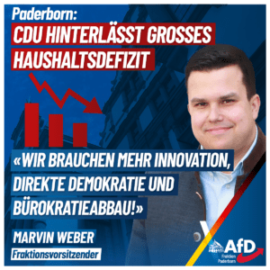 Mehr über den Artikel erfahren Paderborns Wirtschaft stagniert und der städt. Haushalt ist am Boden