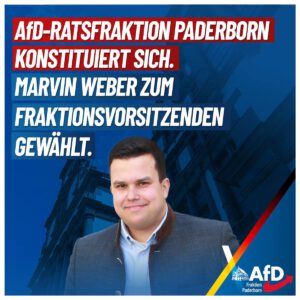 Mehr über den Artikel erfahren 𝗔𝗳𝗗-𝗥𝗮𝘁𝘀𝗳𝗿𝗮𝗸𝘁𝗶𝗼𝗻 𝗣𝗮𝗱𝗲𝗿𝗯𝗼𝗿𝗻 𝗸𝗼𝗻𝘀𝘁𝗶𝘁𝘂𝗶𝗲𝗿𝘁 𝘀𝗶𝗰𝗵 𝗳ü𝗿 𝗱𝗶𝗲 𝗻𝗲𝘂𝗲 𝗥𝗮𝘁𝘀𝗽𝗲𝗿𝗶𝗼𝗱𝗲 (2025-2030)