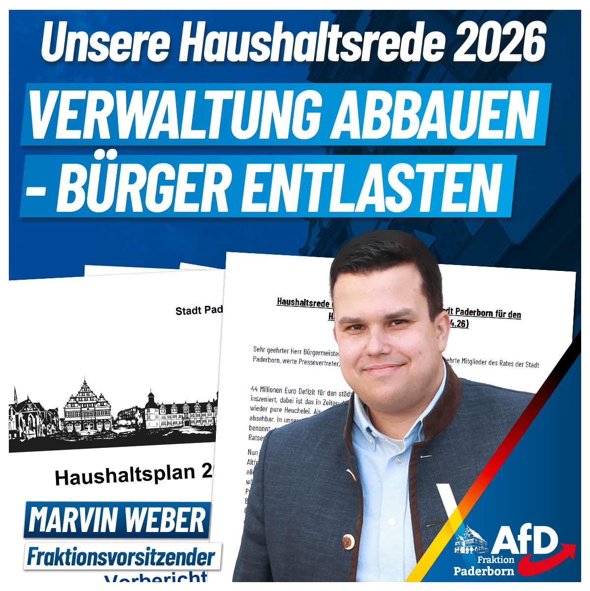 Du betrachtest gerade Haushalt Paderborn 2026: Unsere Haushaltsrede
